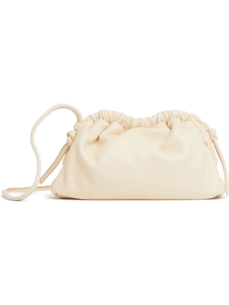 Mini Cloud Leather Clutch Mansur Gavriel